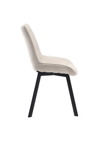 Homla Stuhl "Colin" in Creme - (B)53 x (H)88 x (T)61 cm