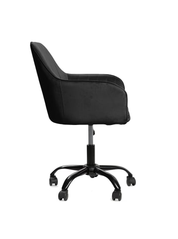 Homla Stuhl "Teill" in Schwarz - (B)55,4 x (H)90 x (T)54,5 cm