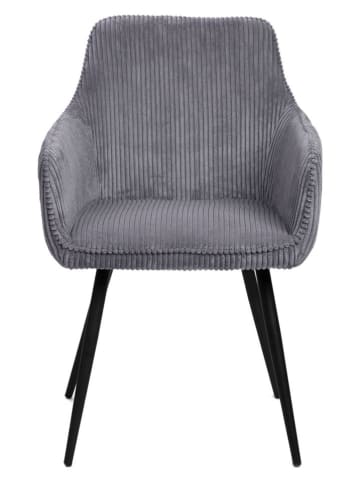 Homla Stuhl "Satori Faso" in Grau - (B)57 x (H)84 x (T)59 cm