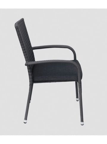 Homla Krzesło "Bikly" w kolorze czarnym - 56 x 94 x 64 cm