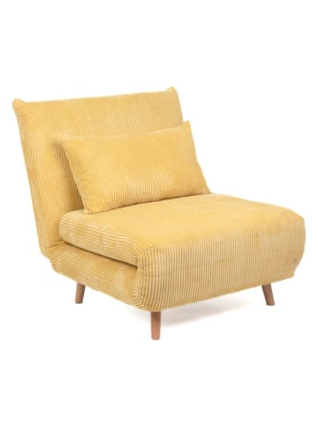 Homla Sofa "Solace" mosterdgeel - (B)83 x (H)84 x (D)91 cm