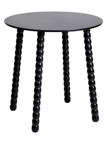 Homla Ława "Resle" w kolorze czarnym - wys. 50 x Ø 50 cm