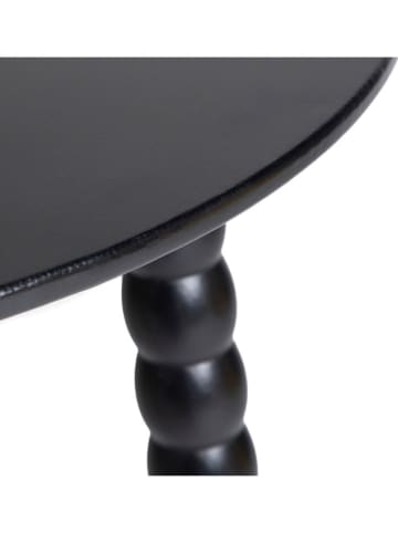Homla Salontafel "Resle" zwart - (H)50 x Ø 50 cm