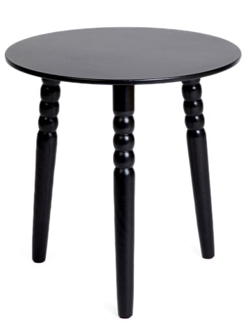 Homla Beistelltisch ''Cast'' in Schwarz - (H)40 x Ø 40 cm