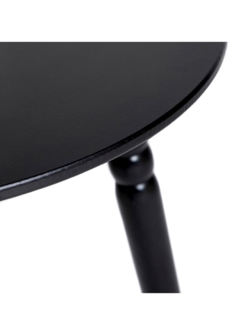 Homla Bijzettafel "Cast" zwart - (H)40 x Ø 40 cm