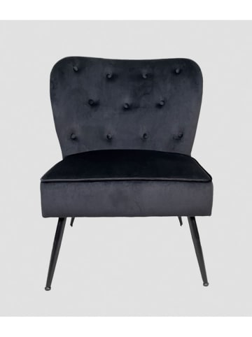 Homla Fotel "Cardnival" w kolorze czarnym - 71 x 86 x 75,5 cm