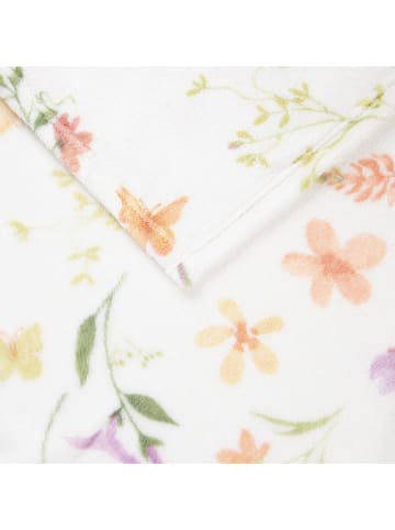 Homla Koc w kolorze biało-fioletowo-pomarańczowym - 200 x 150 cm