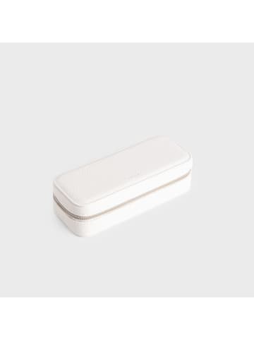 Homla Schatulle "Linas" in Weiß - (B)17,5 x (H)8 x (T)5 cm