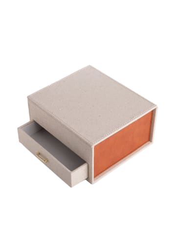 Homla Schatkist "Linas" crème - (B)18 x (H)9,5 x (D)16 cm