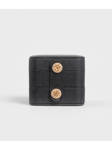 Homla Sieradenkastje "Carnival" zwart - (B)9 x (H)8 x (D)9,5 cm