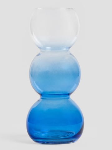 Homla Wazon "Vazia" w kolorze niebieskim - wys. 25 x Ø 8 cm