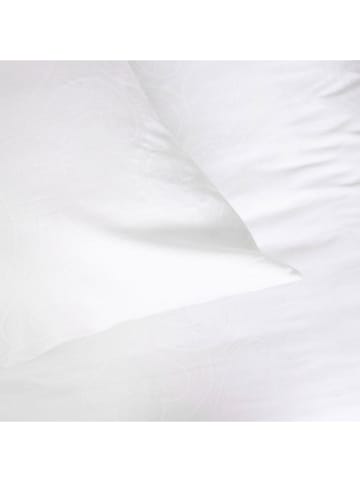 Homla Komplet pościeli satynowej "Hindi" w kolorze białym - 220 x 200 cm