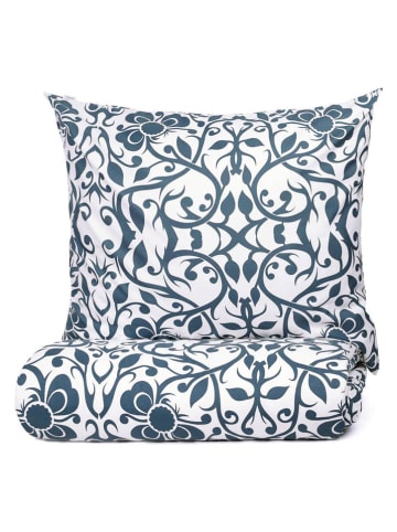 Homla Komplet pościeli "Hede" w kolorze biało-turkusowym - 220 x 200 cm