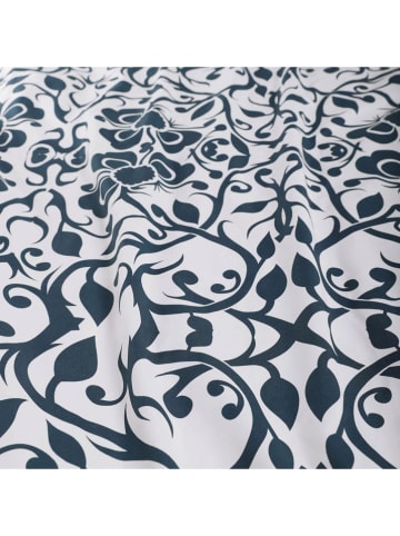 Homla Microvezel beddengoedset "Hede" wit/turquoise - (L)220 x (B)200 cm