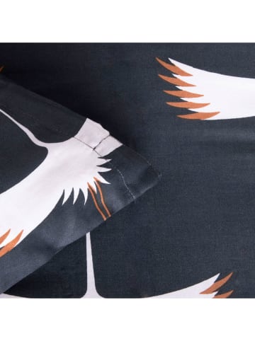 Homla Komplet pościeli satynowej "Devika" w kolorze szarym