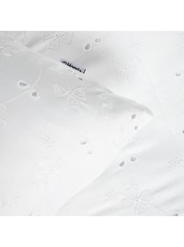 Homla Mikrofaser-Bettwäsche-Set "Karumi" in Weiß - (L)200 x (B)140 cm