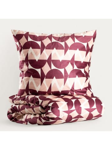 Homla Bettwäsche-Set "Cherry Chic" in Lila/ Rosa - (L)220 x (B)200 cm