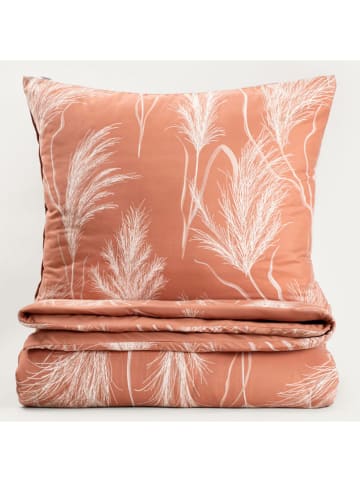 Homla Microvezel beddengoedset "Vanessa" lichtroze/wit - (L)200 x (B)140 cm
