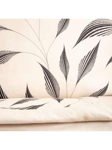Homla Mikrofaser-Bettwäsche-Set "Felicity" in Creme/ Schwarz - (L)220 x (B)200 cm