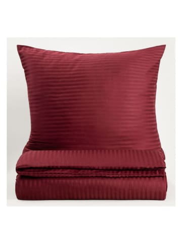 Homla Satin-Bettwäsche-Set in Bordeaux