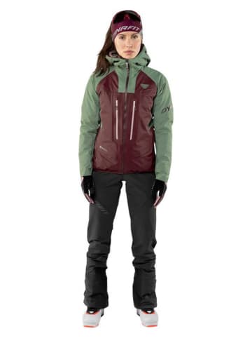 DYNAFIT Funktionsjacke "TLT" in Rot/ Grün