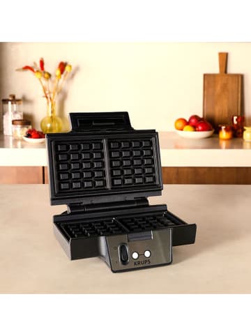 Krups Waffeleisen FDK261 "Iconic" in Silber