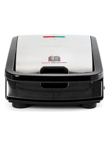 Tefal Tostiapparaat en wafelijzer SW853D "Snack Collection" zilverkleurig/zwart