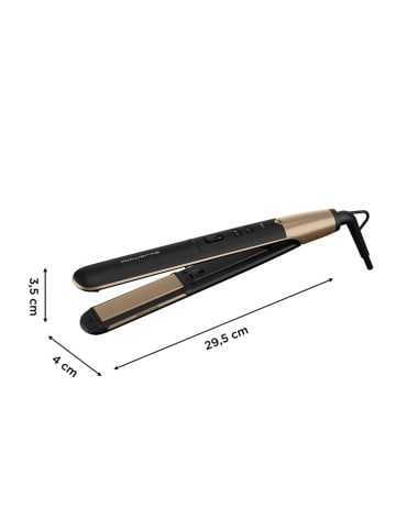 Rowenta Haarglätter SF4630 "Express Shine" in Schwarz/ Gold