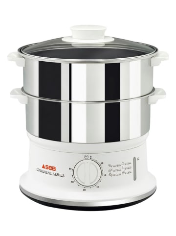 Tefal Dampfgarer "VC1451" in Silber/ Weiß