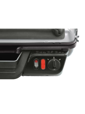Tefal Kontaktgrill "Ultra Compact 600" in Schwarz/ Silber