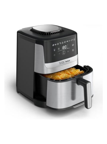 Tefal Heißluft-Fritteuse EY55JD "Easy Fry Silence Deluxe" in Silber - 5 l