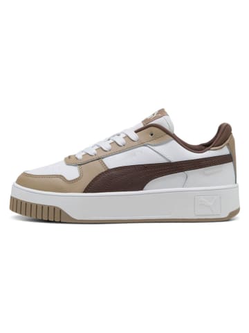 Puma Sneakers "Carina Street" wit/lichtbruin