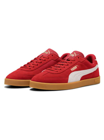 Puma Leder-Sneakers "Club II Era" in Rot