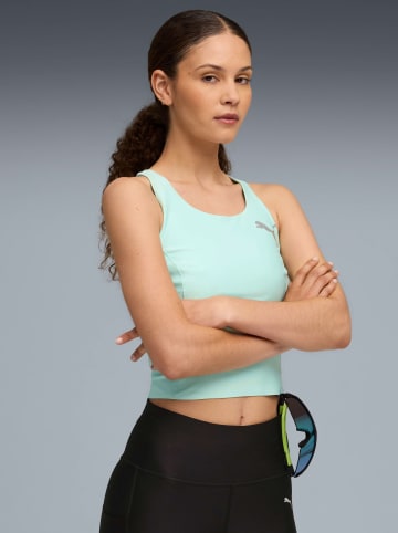 Puma Top "Raceday" w kolorze turkusowym do biegania
