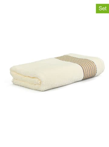 Möve for Frottana 3er-Set: Handtücher "Möve for frottana" in Creme