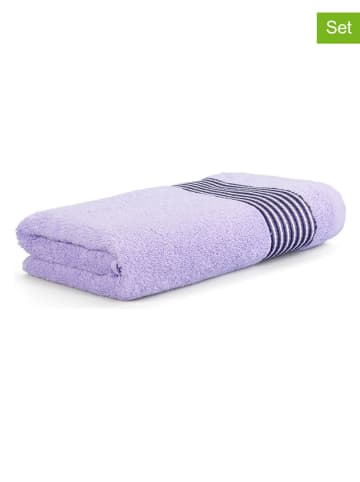 Möve for Frottana 2er-Set: Duschtücher "Möve for frottana" in Lila