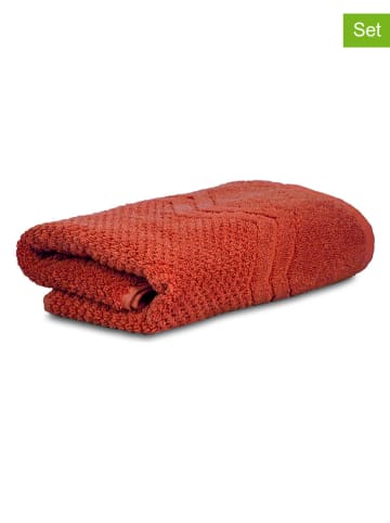 Möve for Frottana 2er-Set: Duschtücher "Möve for frottana" in Braunrot