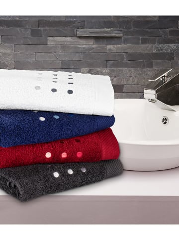 Möve for Frottana 3er-Set: Handtuch "Möve for frottana" in Bordeaux