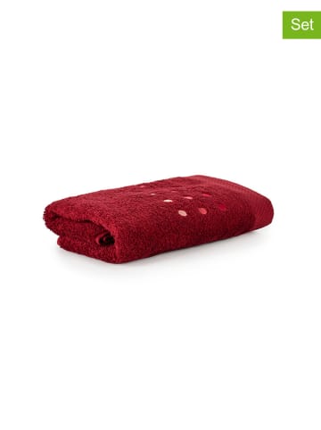 Möve for Frottana 2er-Set: Duschtuch "Möve for frottana" in Bordeaux