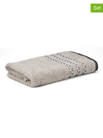 Möve for Frottana 2er-Set: Duschtücher "Möve for frottana" in Beige
