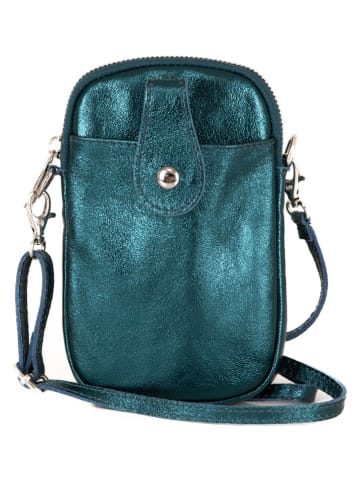 Pia Sassi Handytaschen "Serottini" turquoise - (B)11 x (H)19 x (D)2 cm