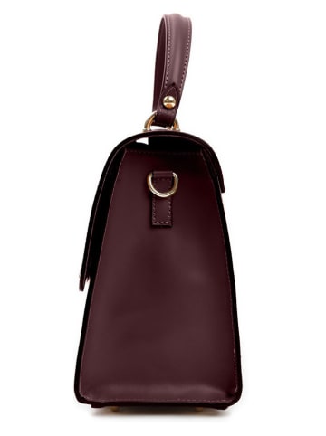 Lia Biassoni Leren handtas "Ensa" bordeaux - (B)26 x (H)22 x (D)12 cm