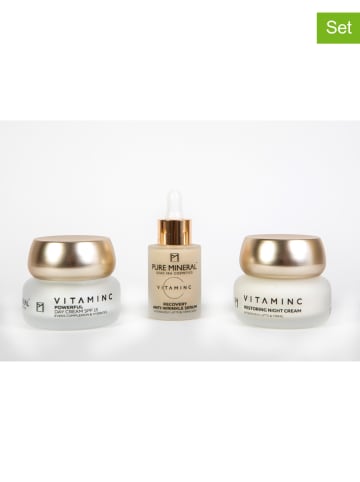 PURE MINERAL 3tlg. Gesichtspflege-Set "Vitamin C"