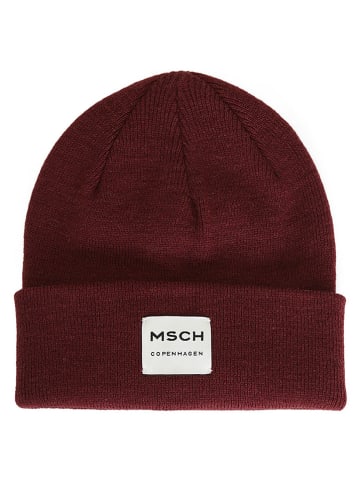 MOSS COPENHAGEN Beanie "Mojo" in Bordeaux