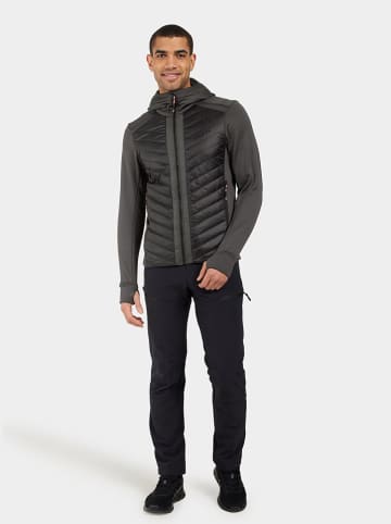 Didriksons Funktionsjacke "Zuko" in Grau/ Schwarz