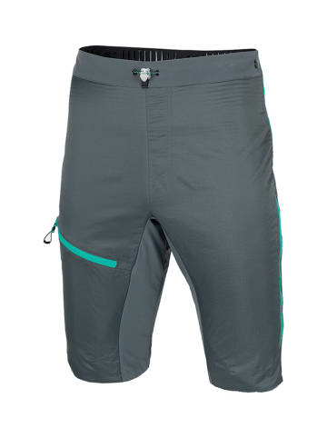 4F Szorty funkcyjne w kolorze szaro-turkusowym