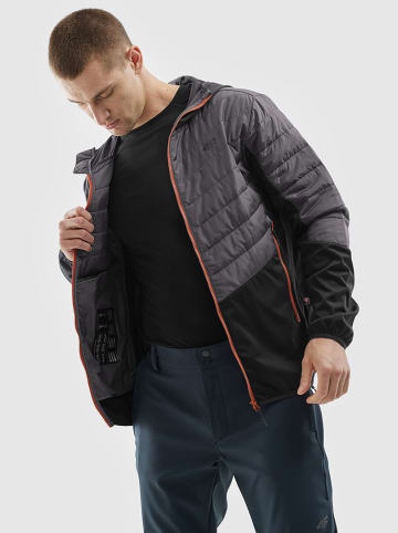 4F Funktionsjacke in Schwarz/ Grau