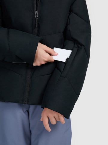 4F Ski-/ Snowboardjacke in Schwarz