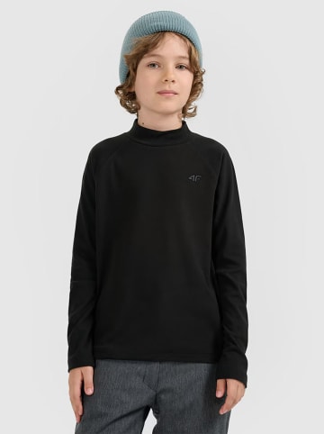 4F Fleecepullover in Schwarz