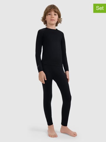 4F 2-delige thermo-ondergoed set zwart